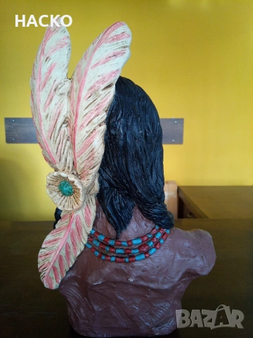 Бюст на Индиянец Вон Кендрик, снимка 4 - Статуетки - 53474967