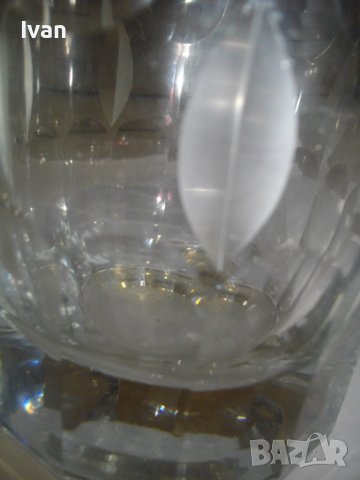 Голяма Кристална Ваза-Кръгла-210мм-Диаметър 110мм-Тежка-3,0 кг, снимка 9 - Вази - 39814186