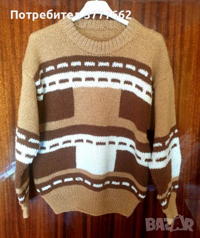 Дамски ръчно плетени пуловери, снимка 3 - Блузи с дълъг ръкав и пуловери - 43670675