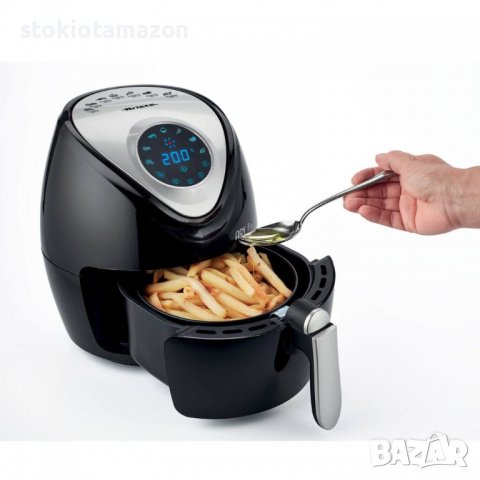 Фритюрник с горещ въздух AIRY FRYER DIGITAL, RIETE 4616, снимка 5 - Фритюрници - 38873346