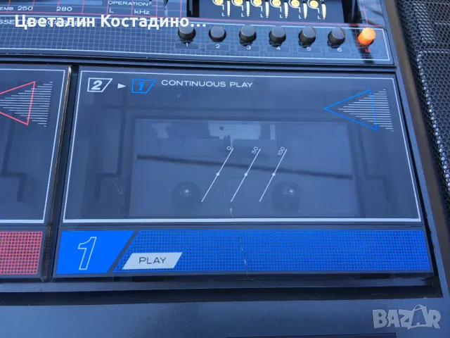 радиокасетофон Hitachi TRK-WP7E, снимка 7 - Радиокасетофони, транзистори - 49090744