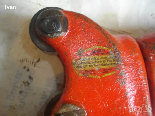 3 Цола RIDGID №23-3" Made in USA Тръборез масивен рязне стоманени тръби 68см/6,0кг/захват 11см , снимка 7 - Други инструменти - 47325809