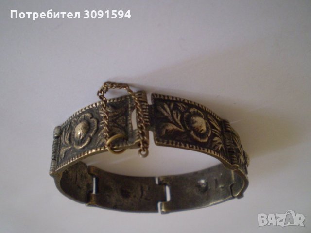 Възрожденска  Бронз Гривна , снимка 2 - Антикварни и старинни предмети - 34576614