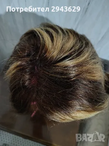 Перука от естествен косъм , снимка 6 - Аксесоари за коса - 49653721
