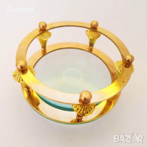 Бронзова настолна лупа с античен дизайн , снимка 3 - Морски сувенири - 43053218