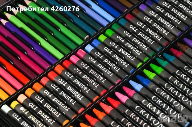 Комплект за рисуване от 150 части, снимка 5 - Рисуване и оцветяване - 52456552