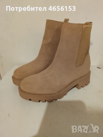 НОВИ с етикет ДАМСКИ МОДЕРНИ БОТИ - N 38 u 41, снимка 2 - Дамски боти - 53083140