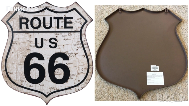 Метални табели ROUTE 66, снимка 2 - Колекции - 53538584