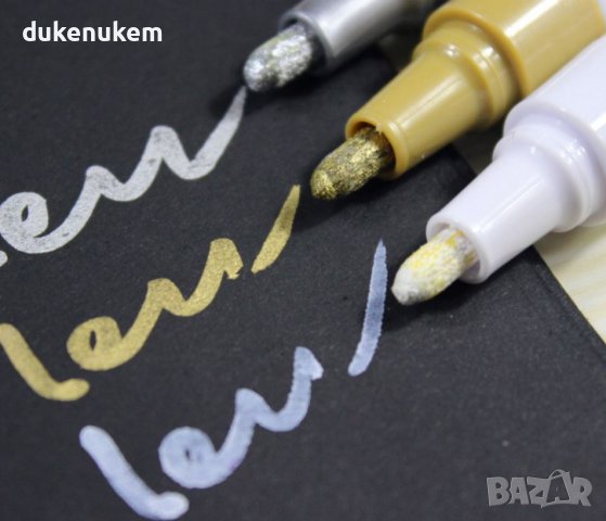 НОВИ! Перманенти маркери водоустойчиви различни цветове, снимка 5 - Ученически пособия, канцеларски материали - 39022151