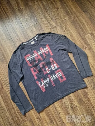 Страхотна мъжка блуза  CAMP DAVID размер 2XL , снимка 2 - Суичъри - 48793878