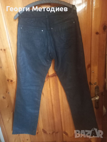 Кожени дамски панталони, снимка 2 - Панталони - 36477437