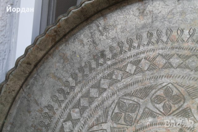 Стара османска империя тава , снимка 4 - Антикварни и старинни предмети - 36712865