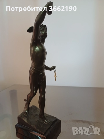 Статуетка на Хермес, снимка 5 - Антикварни и старинни предмети - 52515544