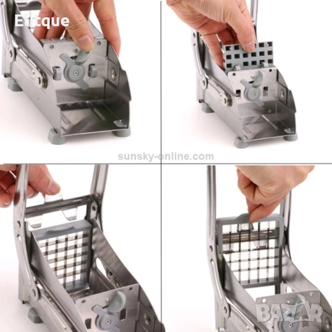 Преса за картофи с две сменяеми приставки от неръждаема стомана, снимка 17 - Други - 53429887