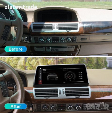BMW 7 Series E65 E66 E67 E68 10.25" 2002-2009 Андроид Навигация, 9682-ZHIL, снимка 2 - Навигация за кола - 43739984