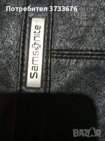 Кожена чанта SAMSUNITE,естествена кожа.Подходяща и за лаптоп., снимка 4 - Чанти - 50717108