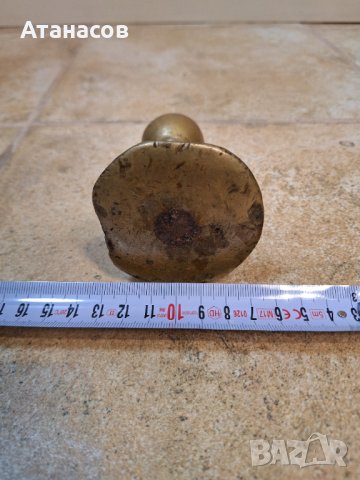 Бронзова тежест за листи, снимка 3 - Антикварни и старинни предмети - 43713544