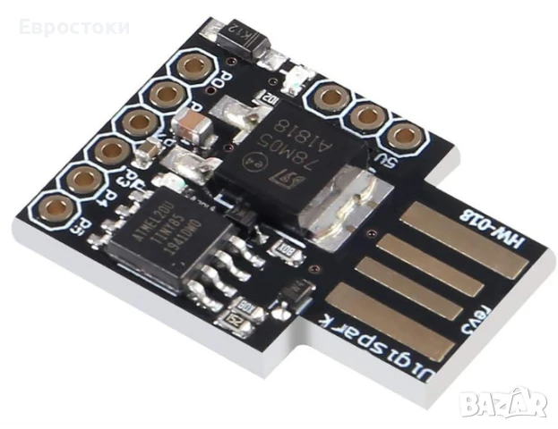 Digispark Kickstarter Attiny85 General Micro USB развойна платка за Arduino, 5 броя, снимка 2 - Дънни платки - 50586841