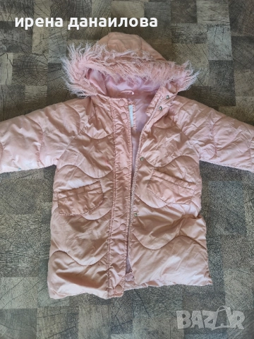 Детско зимно яке за момиче 104