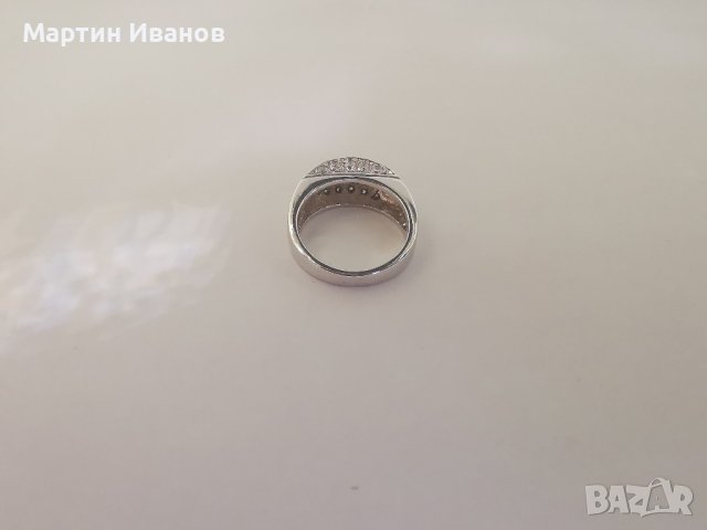 Златен пръстен бяло злато , снимка 5 - Пръстени - 43683623