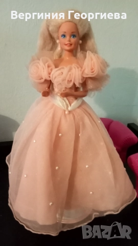 Комплект Барби на стойка, Кен, холова гарнитура, кухня - оригинални Mattel + подарък , снимка 2 - Кукли - 52475934