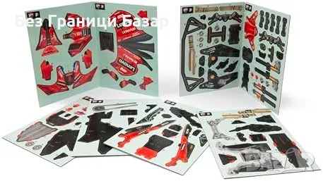 Нов Официален Ducati моторен пъзел 3D – лесен монтаж, без инструменти, снимка 5 - Игри и пъзели - 49647106