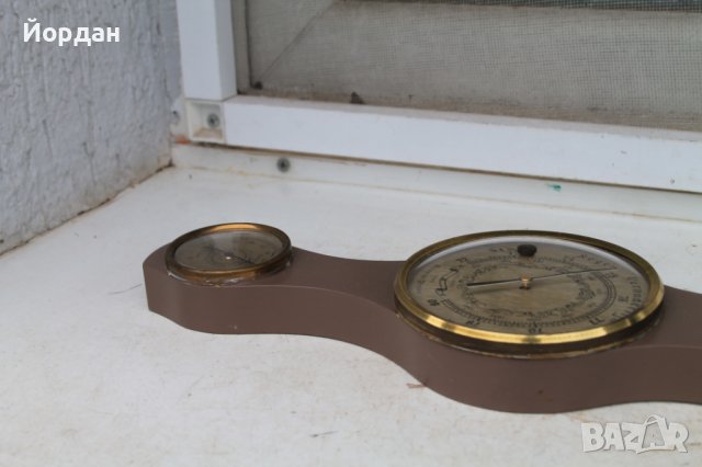 Барометър с термометър , снимка 10 - Други ценни предмети - 40405261