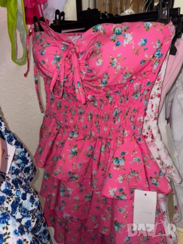 къси флорални рокли, снимка 5 - Рокли - 51992805