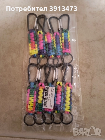 10 броя чисто нови карабини за ключ, снимка 2 - Други стоки за дома - 52336951