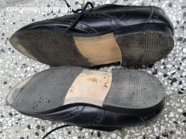 Продавам запазени и неизползвани мъжки кожени обувки ретро, снимка 3 - Ежедневни обувки - 50060526