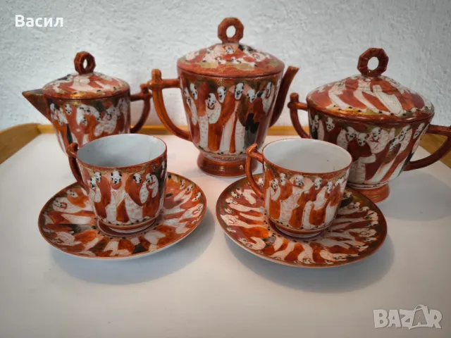 порцеланов сервиз за чай Кутани Япония