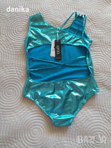Детски цял бански тип русалка 146 / 152, снимка 2 - Детско бельо и бански  - 37781687