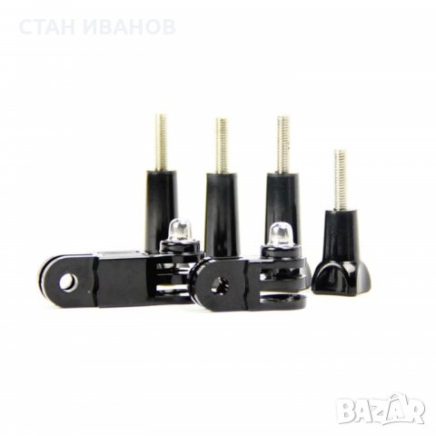  Универсална адапторна стойка от 6 части за екшън камери GoPlus, Модел TSE-GP05, снимка 3 - Чанти, стативи, аксесоари - 33323941