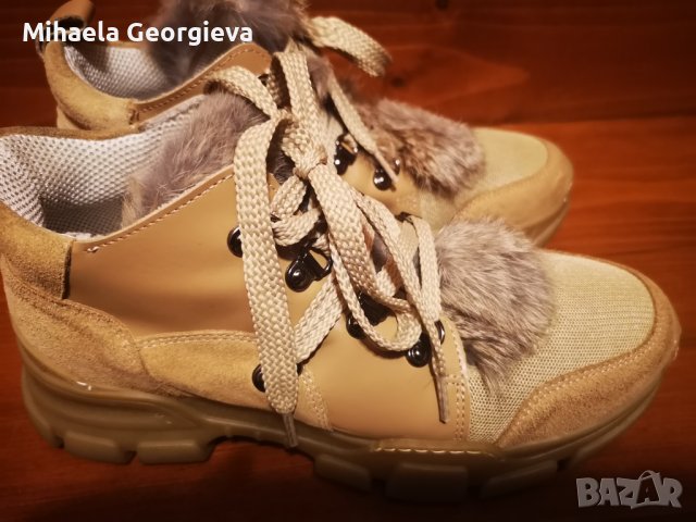 Дамски боти от естествена кожа Eva Minge, снимка 6 - Дамски боти - 39516023