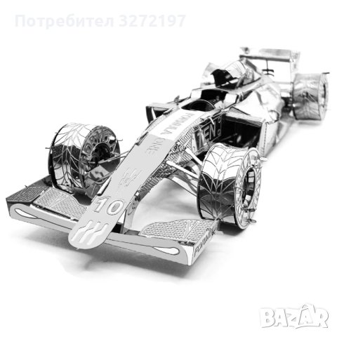 3D лазерно изрязан металeн пъзел спортен болид - Направи си сам., снимка 4 - Пъзели - 43157530