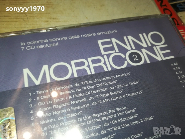 ENNIO MORRICONE X2 CD 2109251259, снимка 8 - CD дискове - 51785400