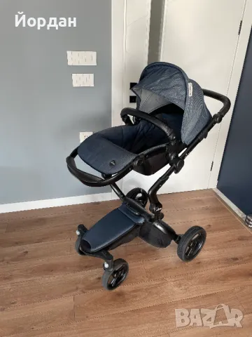 Mima Xari Sport Denim Black 2в1 - Бебешка Количка, снимка 4 - Детски колички - 48130483