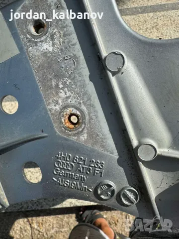 Лява основа или държач на преден ляв калник на Ауди Audi A8 H4 D4 само за 150лв. 4h0821393 4h0821233, снимка 4 - Части - 47429187