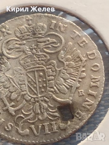 Сребърна монета 7 кройцера 1762г. Франц първи Свещена Римска Империя 13739, снимка 12 - Нумизматика и бонистика - 43015038