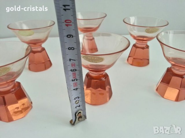 антикварен сервиз 53г стъклени чаши и гарафа , снимка 10 - Антикварни и старинни предмети - 27481168