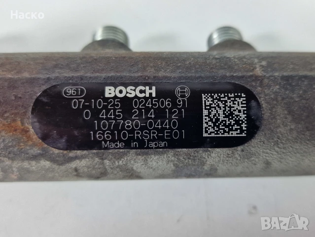 Горивна Рейка Рейл Датчик Налягане Хонда Акорд ФРВ Сивик ЦРВ 2.2 Honda Accord FRV CRV Civic 2.2, снимка 3 - Части - 50442135