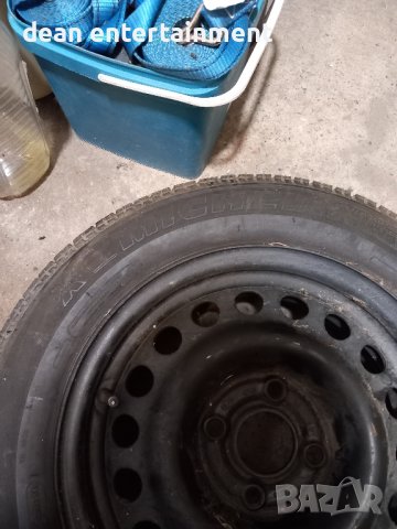 Опелова джанта 14цола със гума.michelin , снимка 3 - Гуми и джанти - 43035958