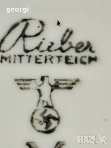 порцеланова чиния WWII трети райх    11/3, снимка 7 - Колекции - 48362046