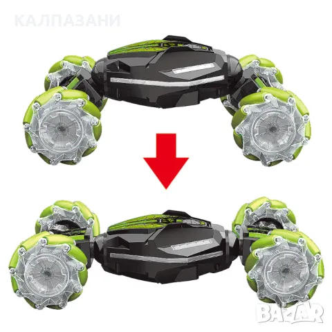 Кола FOLIE HERALD R/C със сензорно дистанционно управление и светещи гуми 2102F122, снимка 7 - Коли, камиони, мотори, писти - 47290005