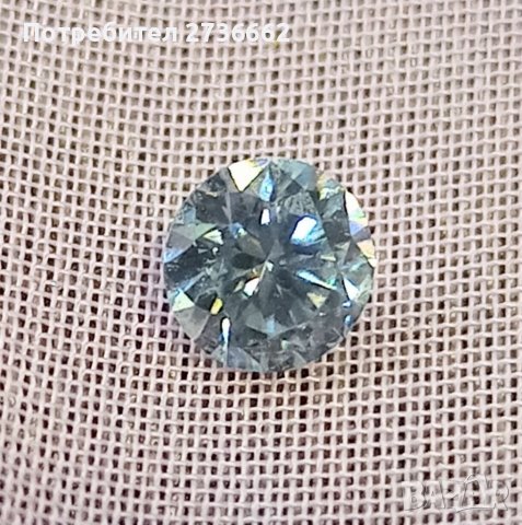 Мойсанит Диамант 5мм 0.5 карата , снимка 12 - Други - 40435706