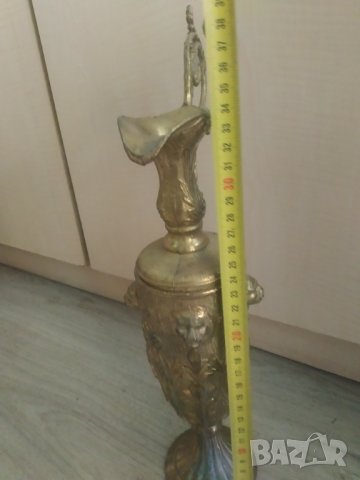 метална барокова каничка за декорация,свещник, снимка 3 - Други ценни предмети - 40610356