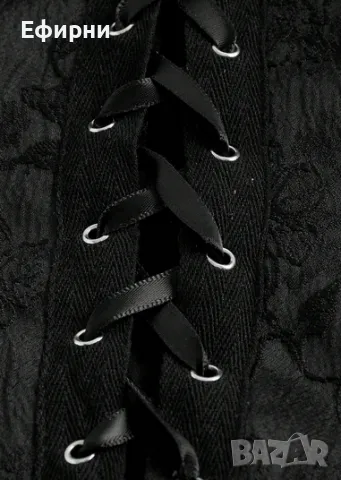 Стиймпънк рокля, Секси рокля, мини черна рокля, готик рокля, снимка 3 - Рокли - 49323643