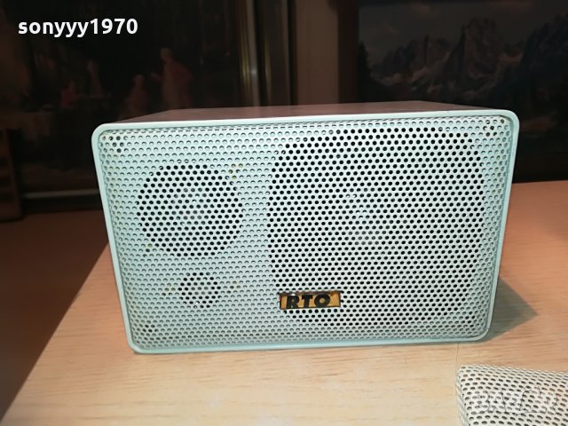 rto hfw-100 hifi-2x100w//8ohm-метални зверчета-19х12х12см, снимка 3 - Тонколони - 28321794