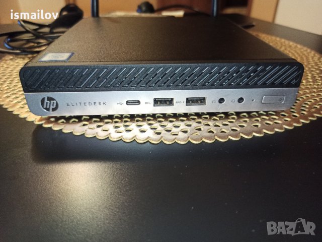 HP EliteDesk 800 G3 Desktop Mini (DM ),WiFi ,Оригинален Windows 10., снимка 5 - Работни компютри - 33336092