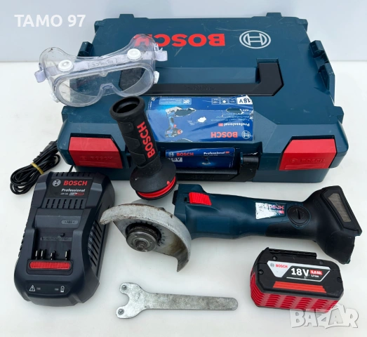 BOSCH GWS 18V-10 SC - Акумулаторен безчетков ъглошлайф 18V 5.0Ah